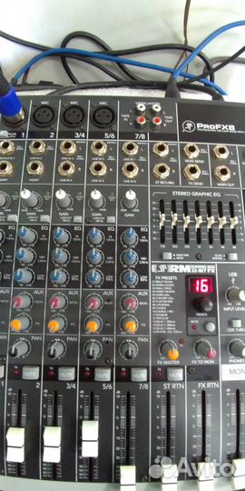 Микшерный пульт ProFX8 mackie, Soundcraft mpmi