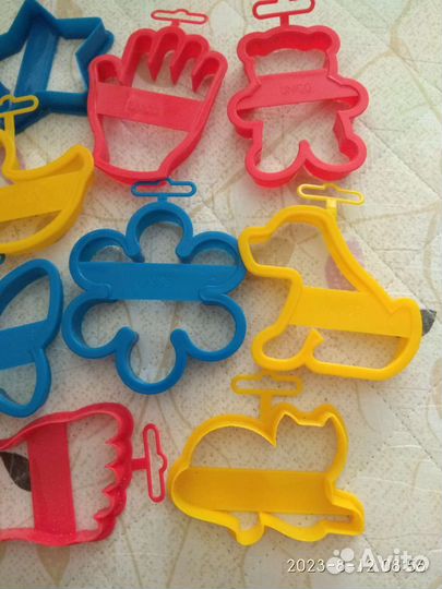 Формочки с ручкой для печенья,полимерной глин