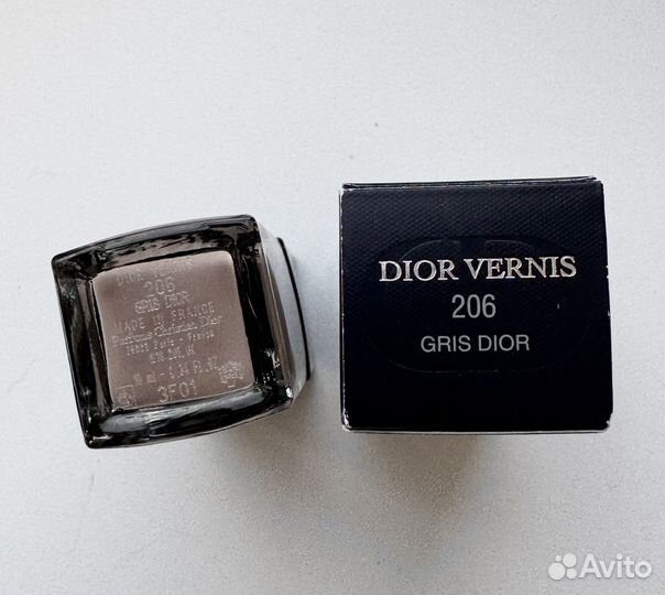 Dior лак для ногтей 206 gris dior 2023