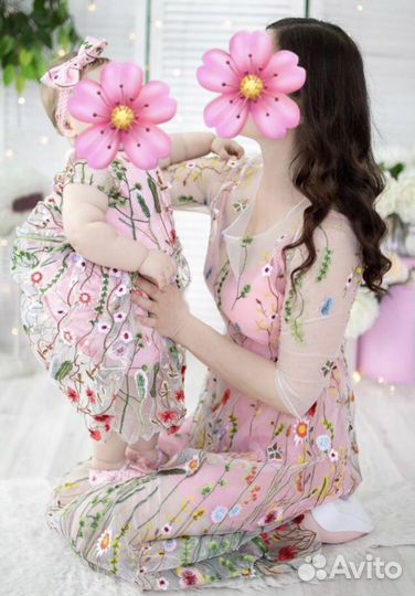 Прокат платьев мама дочка family look