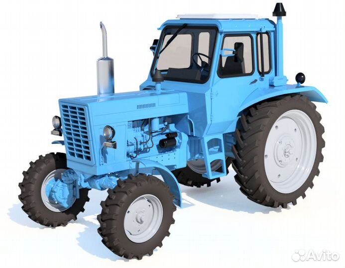 Трактор мтз-80/82 сборная модель 1/35