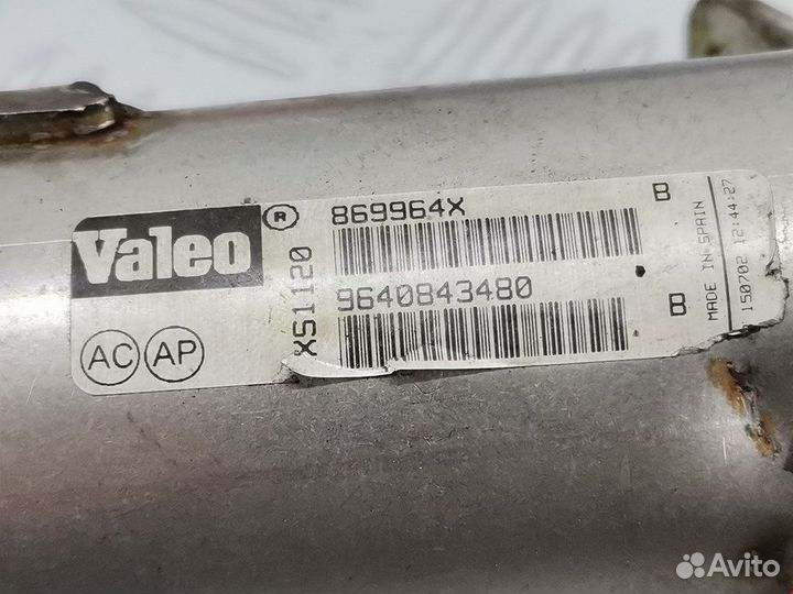 Радиатор системы егр для Peugeot-Citroen 807