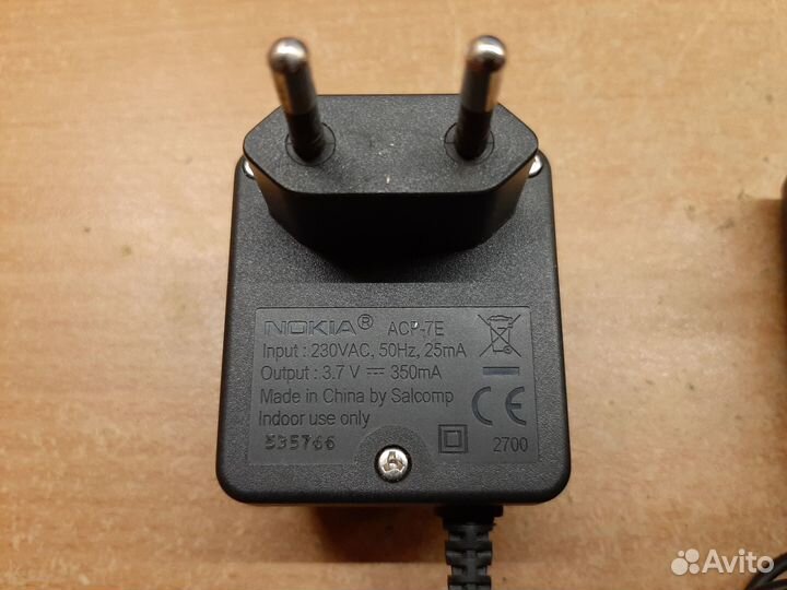 Зарядное устройство nokia