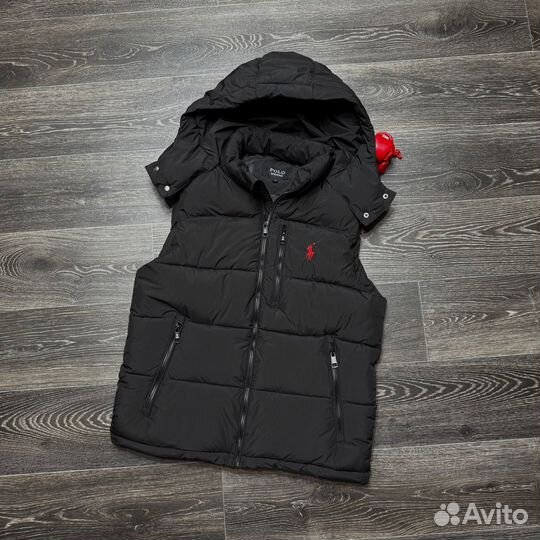 Жилетка мужская us Polo с капюшоном