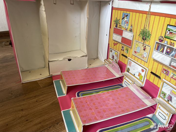 Кейс дом чемодан Barbie fashion doll bedroom case