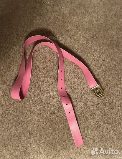 Ремень женский тонкий кожаный