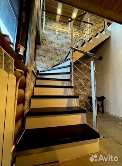 Перила кованные Установка