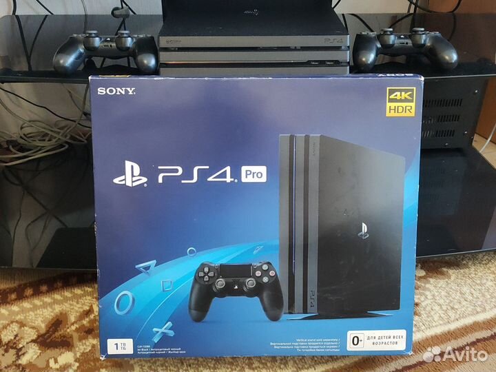 Sony playstation 4 pro 1tb с играми