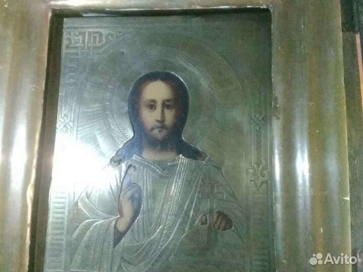 Икона Спаситель в киоте