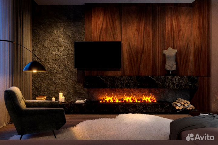 Камин электрический очаг RealFlame Cassette1000 3D