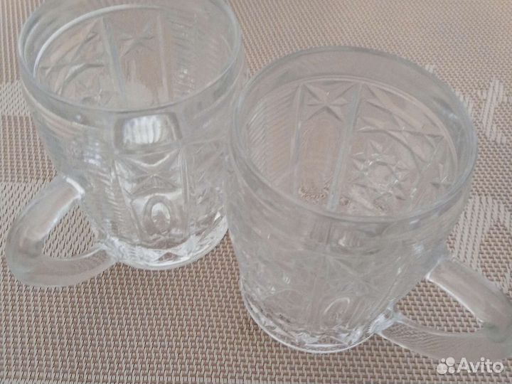 Кружка, хрустальная12 шт СССР