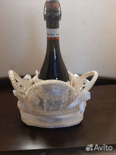 Корзинка для украшения шампанского