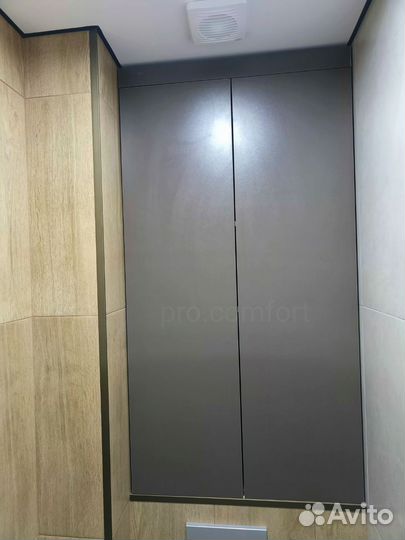 Шкаф над инсталяцией