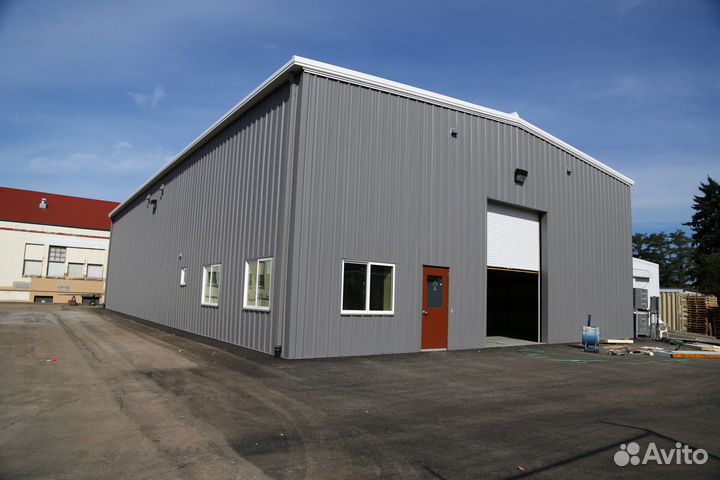 Быстровозводимые ангары из сэндвич панелей