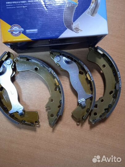 Колодки задние барабанные Солярис, Рио