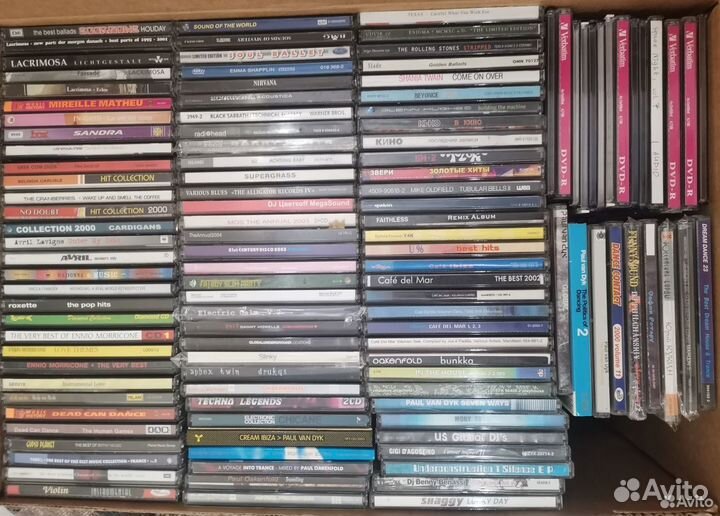 CD аудио диски. Электронная клубная музыка A-Z