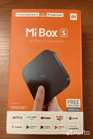 Тв приставка xiaomi mi box s 4k