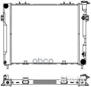 Радиатор jeep Grand Cherokee 92-99 5.2I-5.9I (M