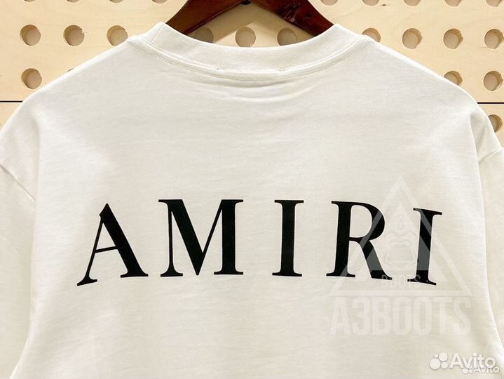 Футболка Amiri Back Logo White