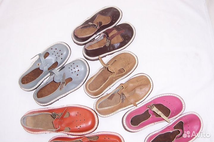 Сандали кожа натуральная, сделаны в СССР