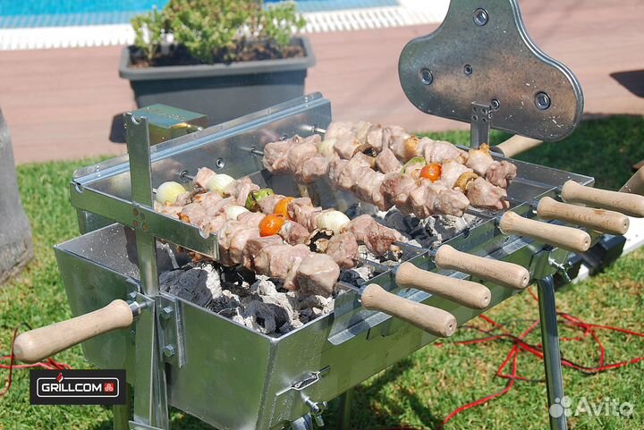 Мангал барбекю автоматический
