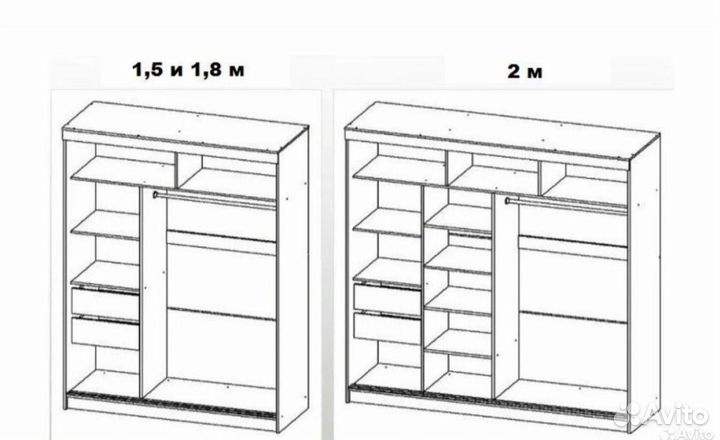 Шкафы купе готовые