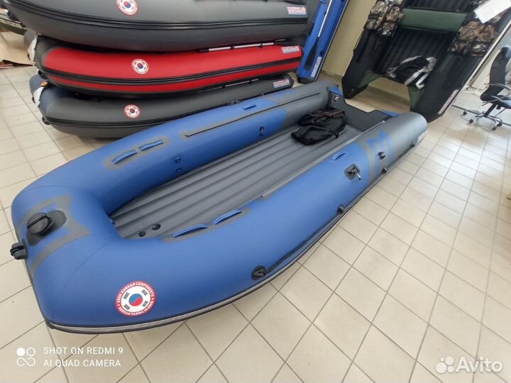 Лодка mishimo river JET 460 под водомет синий