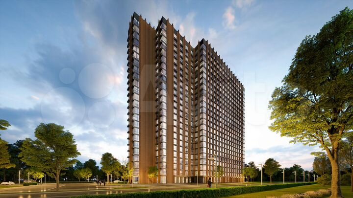 1-к. апартаменты, 25,1 м², 17/24 эт.