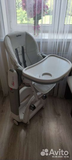 Детский стульчик peg perego tatamia новый чехол