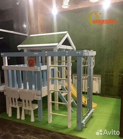 Игровой комплекс Савушка Baby 1 голубой