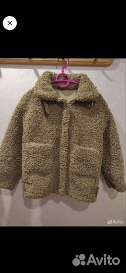 Шубка тедди для девочки 140