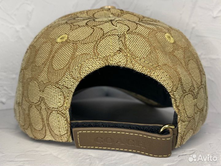 Бейсболка кепка coach унисекс (premium)