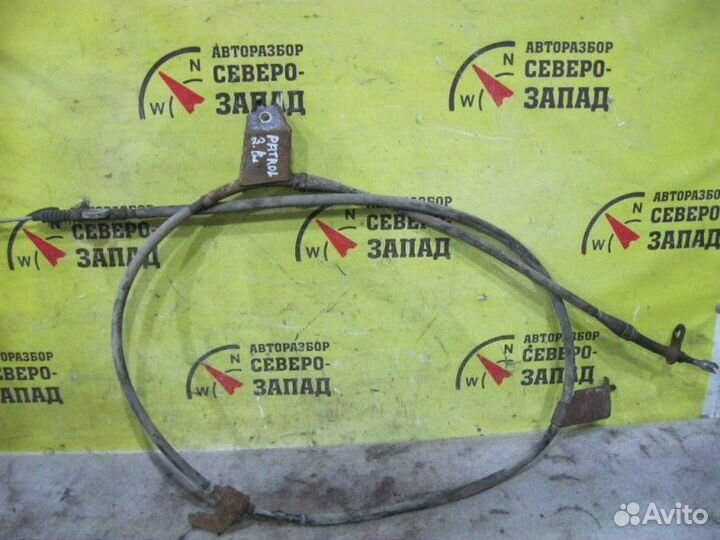 Трос ручника задний левый Nissan Patrol Y62