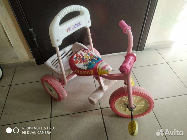 Детский трехколесный велосипед и самокат бу
