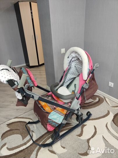 Коляска санки