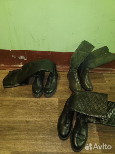 Сапоги женские 38