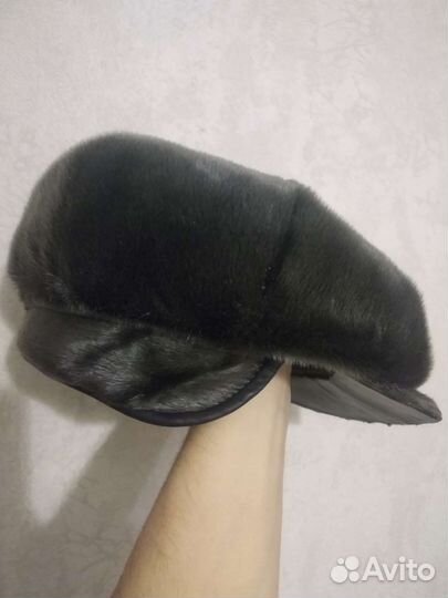 Меховая мужская кепка