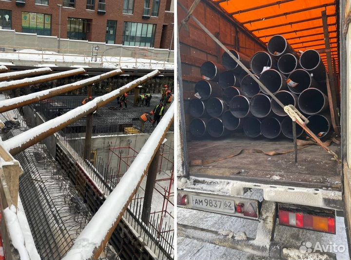 Бу труба стальная 325х7 металлическая труба шпунт