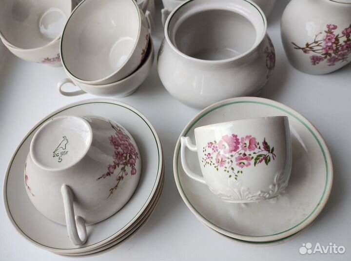 Набор чайной кофейной посуды