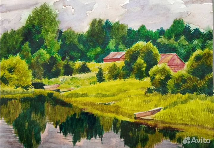 Картина Летний пейзаж. Осенний пейзаж