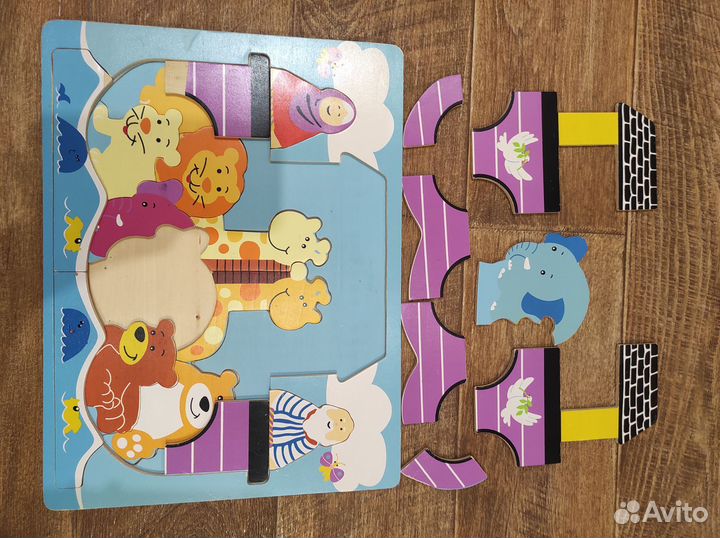 Деревянные пазлы