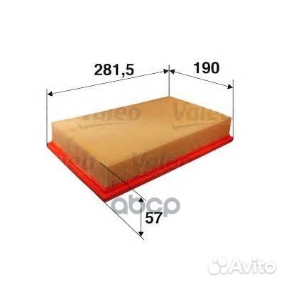 Фильтр воздушный 585186 Valeo