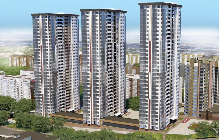 3-к. квартира, 98 м², 19/33 эт.