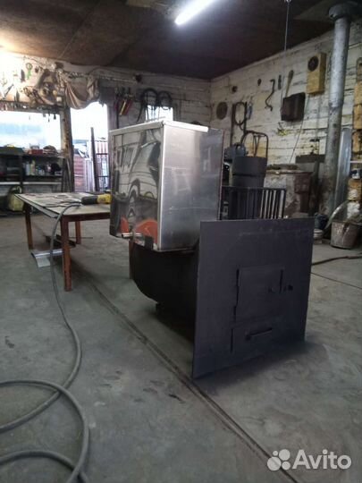 Печь для бани с баком