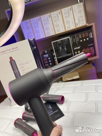 Фен стайер Dyson (насадки как у стайлера)