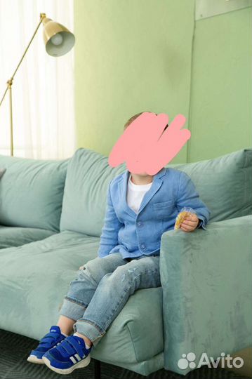 Пиджак+бабочка Gulliver из жатого хлопка. 3 года