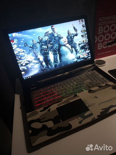 Игровой ноутбук msi ge 72pro apache