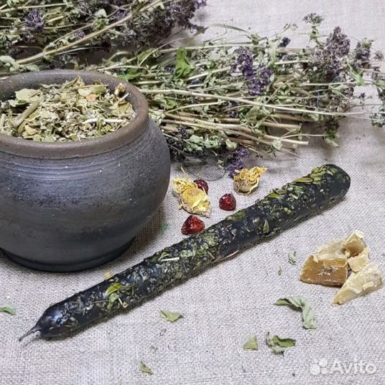 Свечи с травами