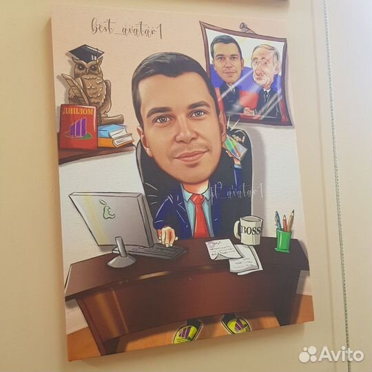 Печать на холсте / Портрет по фото / Баннеры