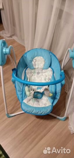 Детские качели-шезлонг 2в1